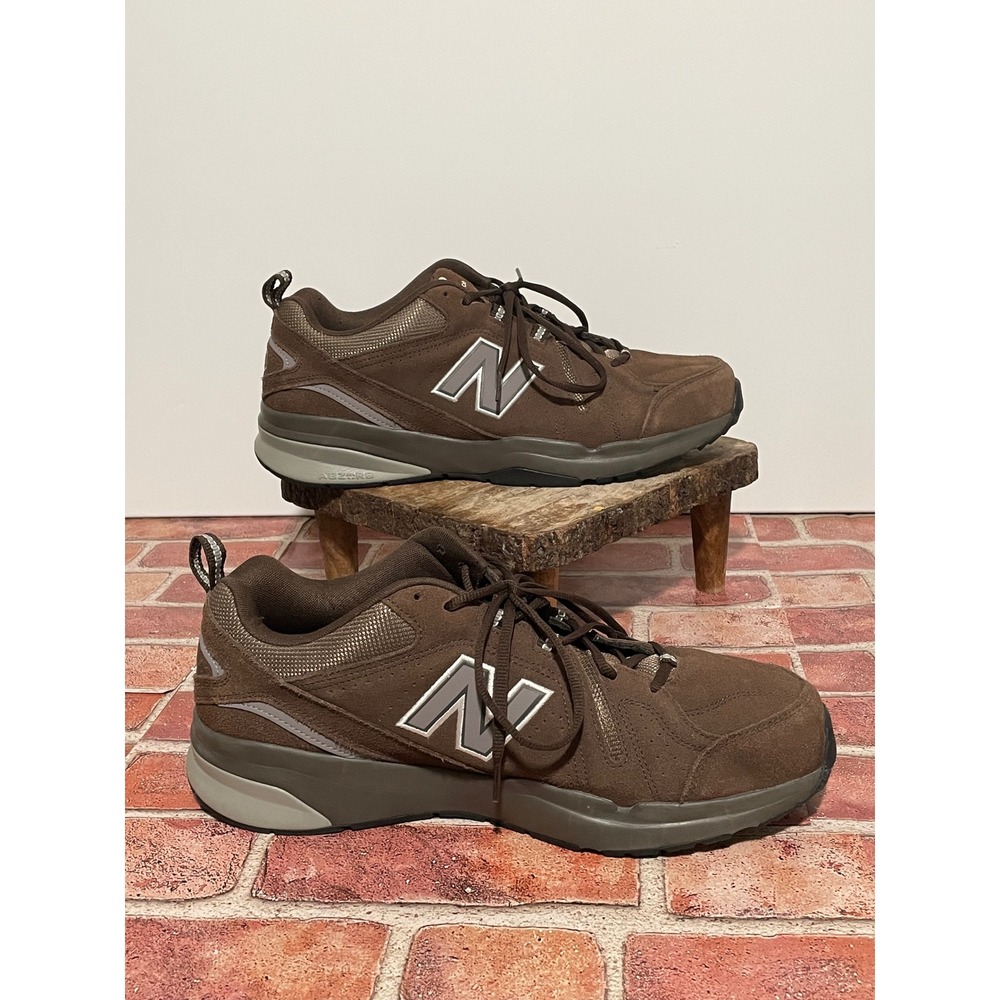 New Balance 608v5 Mens 15 4E Extra Wide Brown Suede Training Shoes MX608UB5 - Picture 2 of 6